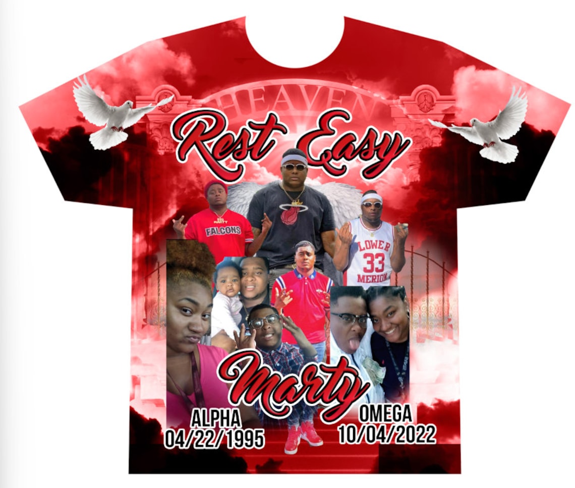 In Loving Memory, Rest in Peace Shirt, All Over 3D Shirt, Custom 3D ...