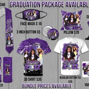 3D Graduation shirts, Graduation Family, Graduation Shirts with Pictures, Graduation Button Pins, Graduation Stoles, Graduation Socks