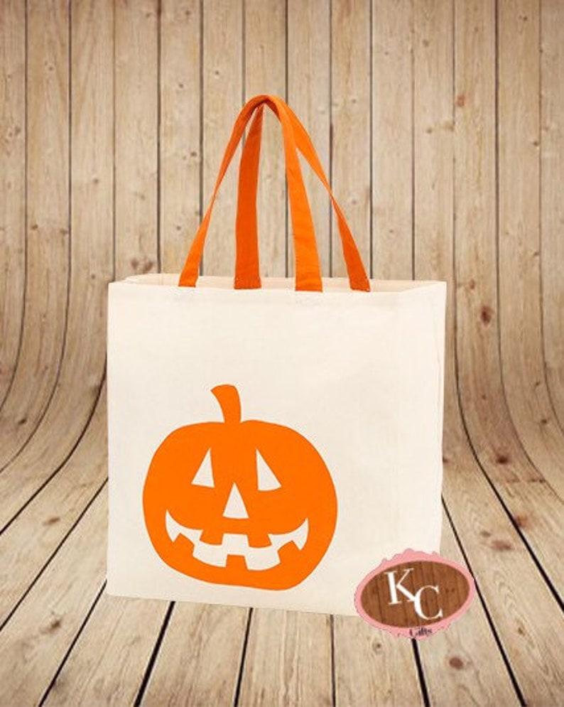 Trick or Treat Bag Hocus Pocus, Halloween Trick or Treat Halloween Tote Bag Personalized Halloween Bag Halloween Tote