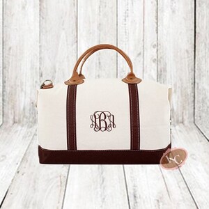 Brown Weekender, Monogram Weekender, Monogrammed Weekender Bag, Weekender Bag, Overnight Bag, Travel Bag, Tote Bag, Travel Tote