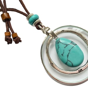 Magnifying Glass Necklace, Magnify Love with Rose Quartz Crystal, Handmade La Loupe By Wendra