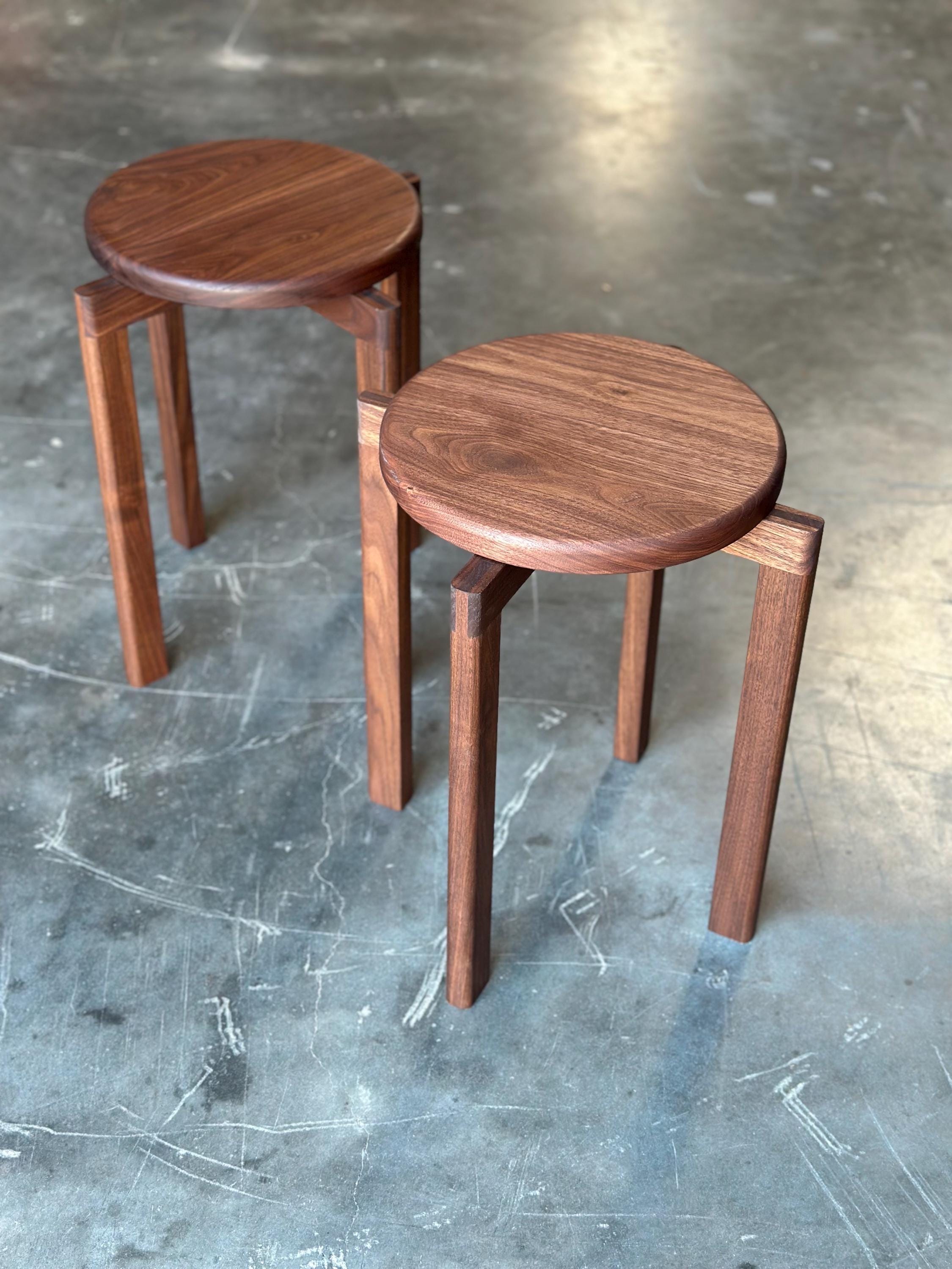 Stackable Stools Timber Hardwood Stacking Stools - Etsy