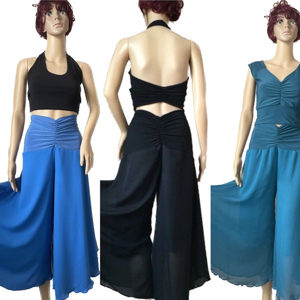 Chiffon culottes in three colours and several sizes