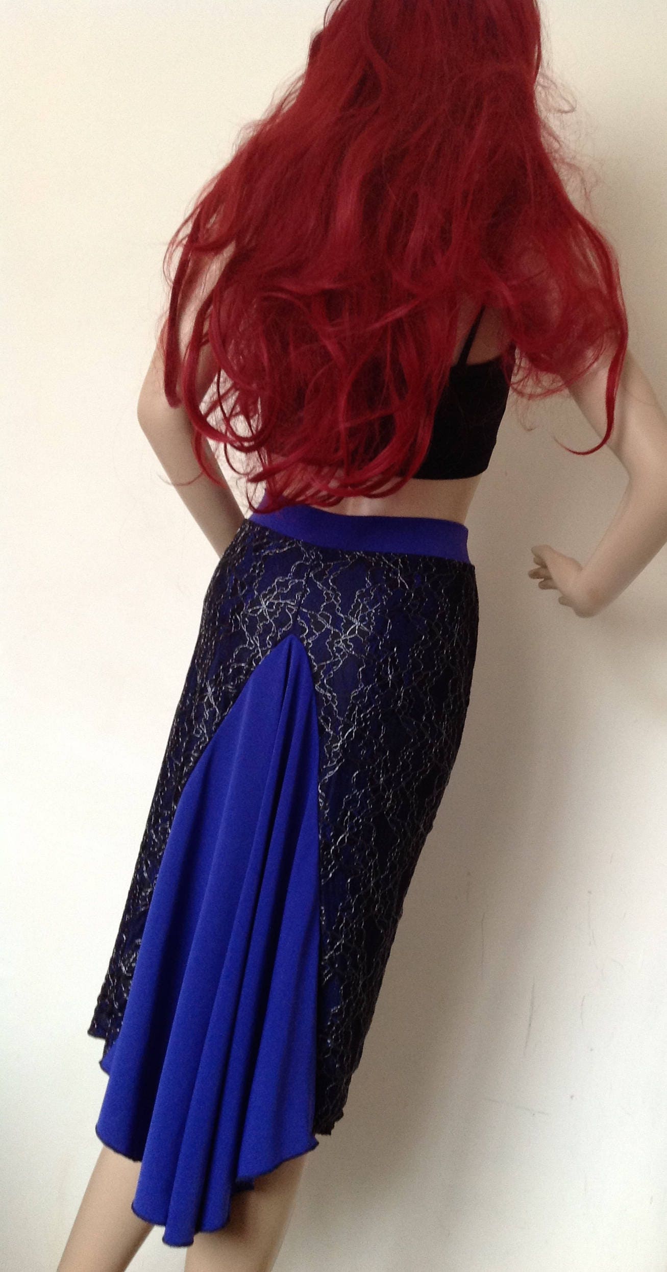 large and Extra large size 3 colours Argentine tango skirt in small Medium
