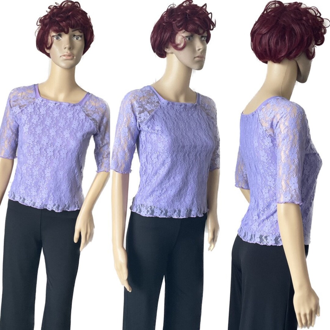 Lace Fitted Top Size M - New with Tags main image 1