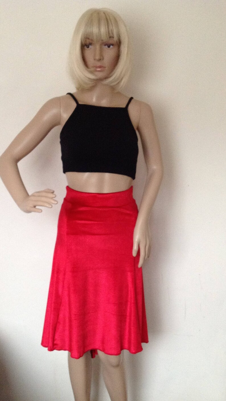 large and Extra large size 3 colours Argentine tango skirt in small Medium