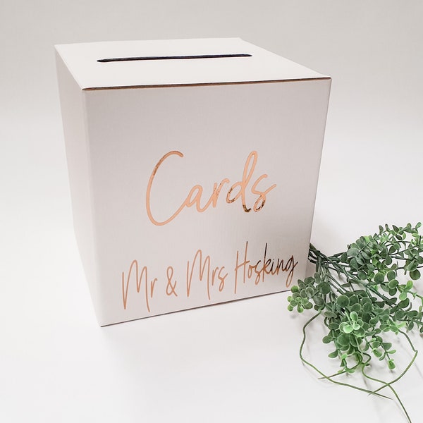 Personalised Cards Box, Custom Rustic Wedding Post Box, Baby Shower Cards Box, Personalised Wedding Decorations, Rustic Wedding Decorations