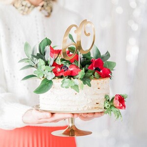 Topper torta di buon compleanno personalizzato Decorazioni per feste Decorazione  torta Celebrazioni di compleanno Riutilizzabile Decorazione festa -   Italia