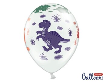 dinosaur balloons etsy