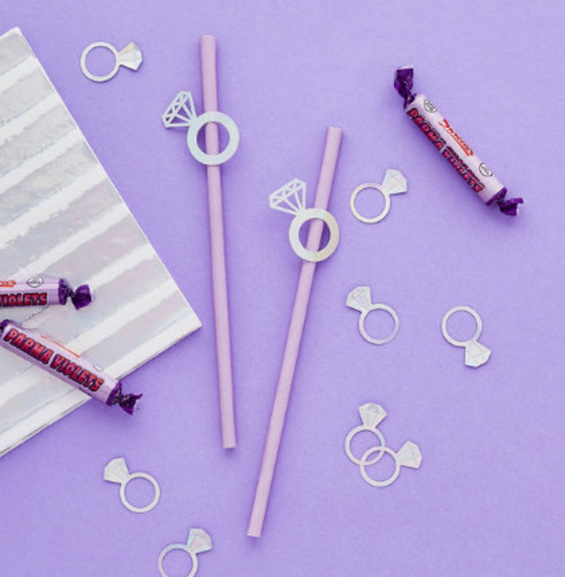 20 Engagement Ring Straws Hen Party Straws Engagement Party Etsy