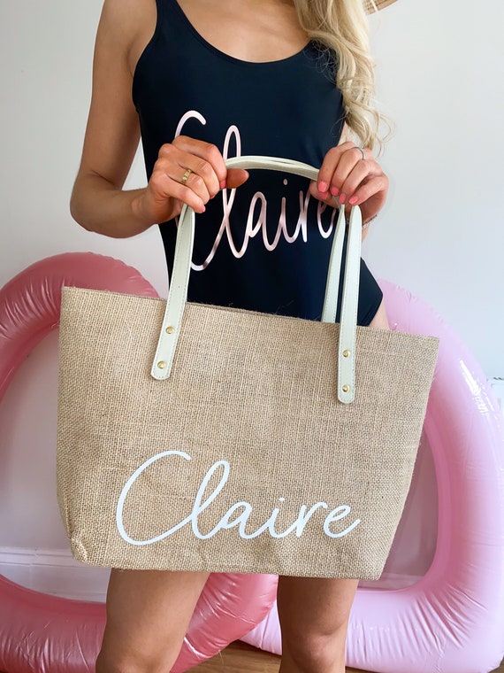 Personalized Tote Bag  Customize Name Travel Bachelorette Party