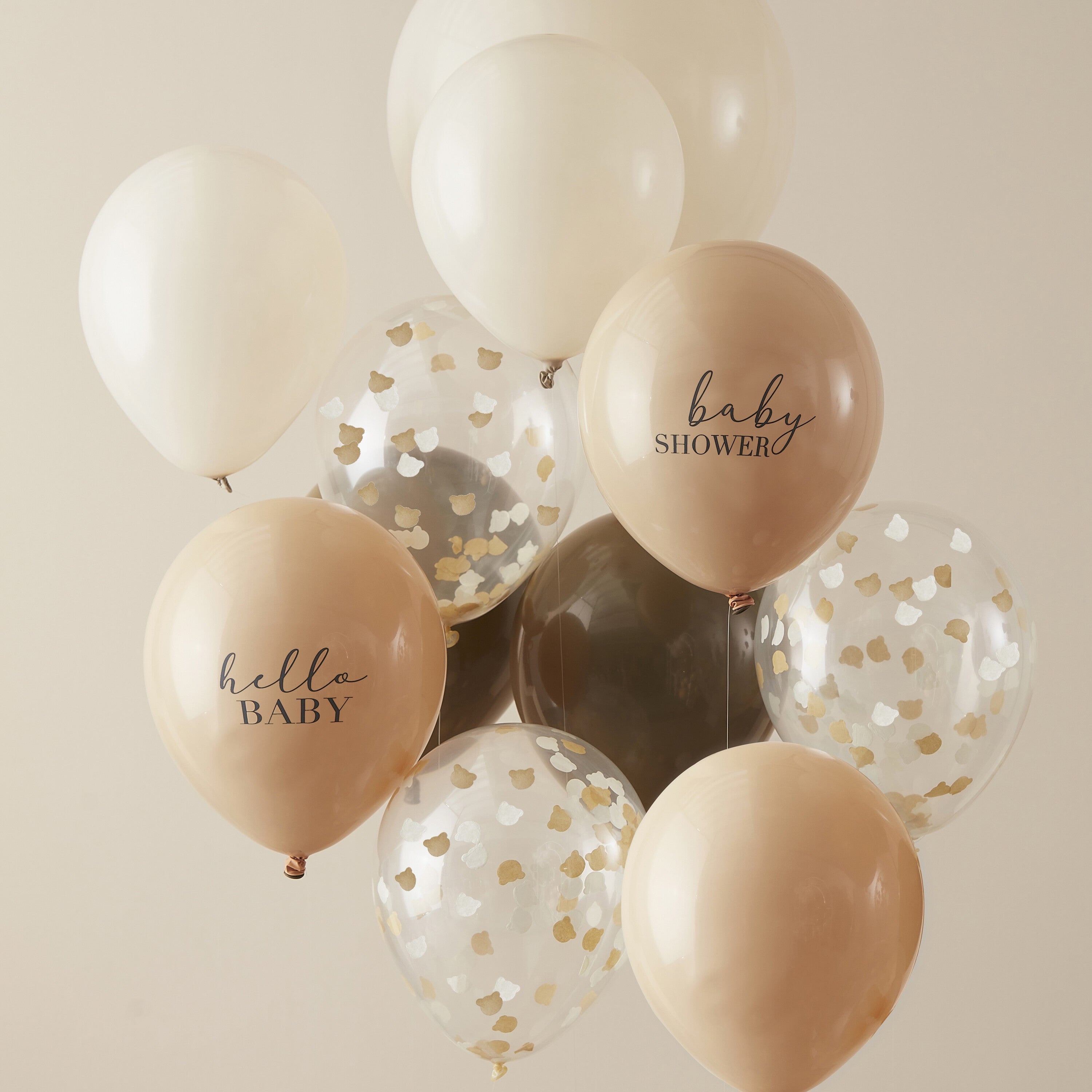 11 Neutral Baby Shower Balloons Baby Shower Decorations photo image