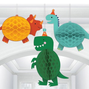 Hanging Dinosaur Decorations, Birthday Party Decorations, Dinosaur Birthday Party Decorations, 1st Birthday Party, Children's Party