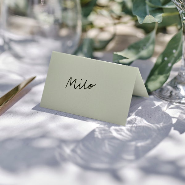 10 cartes de lieu de mariage de sauge, cartes de lieu de table de mariage, cartes de lieu de fête, mariage rustique, cartes de lieu de sauge, décor de mariage