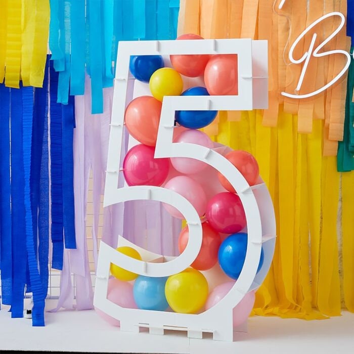 Gifloon Globos número 5 globos de número grande de 398in 5 cumpleaños  decoración suministros 5 años de antigüedad cumpleaños cartel decoración –  Yaxa Store