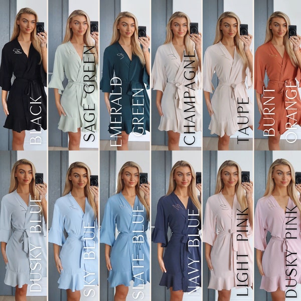 Bridesmaid Robes, Bridesmaid Gift, Wedding Robes, Hen Weekend Robes, Bridal Shower Robes, Bachelorette Robes, Bridal Party Robes