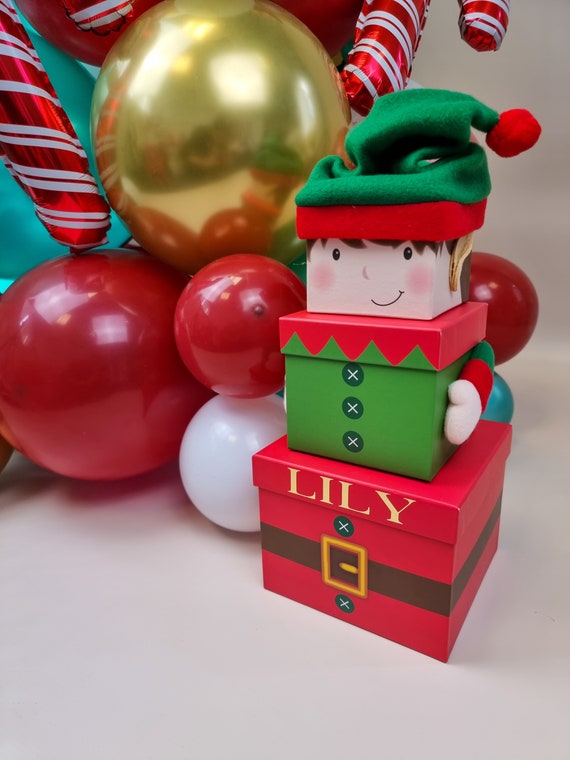  Christmas Elf Christmas Ornament Storage Box Stores up