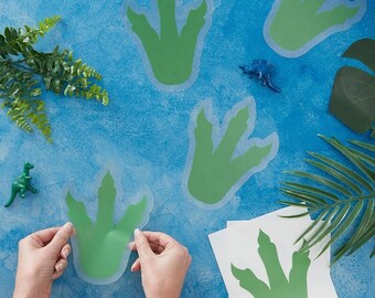6 Pegatinas De Huellas De Fiesta De Dinosaurios Decoraciones - Etsy México 6 Pegatinas De Huellas De Fiesta De Dinosaurios Decoraciones - Etsy México
