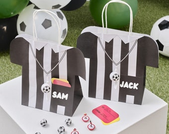 Personalisierte Fußball-Party-Tasche, Fußball-Party-Geschirr, Sport-Party-Dekorationen, Jungen-Geburtstags-Party-Dekorationen, 1.