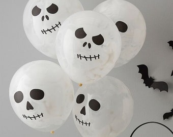 Halloween Balloons, White Ghost Balloons, Halloween Balloons, Halloween Party Decorations, Ghost Balloons
