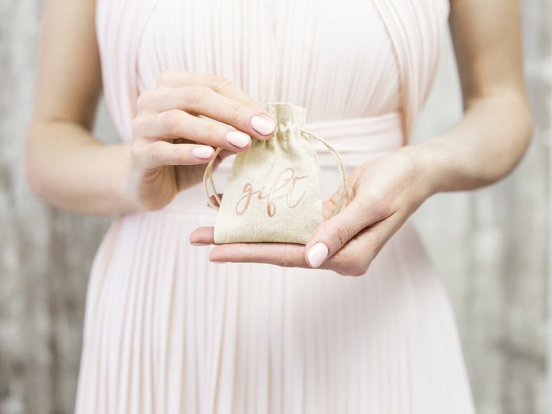 10 Rose Gold 'gift' Bags Wedding Favours Hen Party Etsy UK