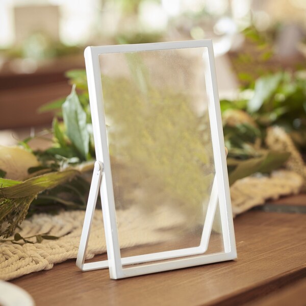 Customisable White Photo Frame, Wedding Table Numbers, Wedding Decorations, Party Table Number Decorations