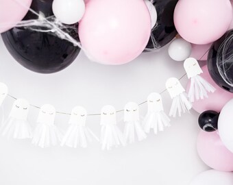 Halloween Ghost Garland, schattige Ghost Banner, Halloween Party Decorations, Ghost Garland, Halloween decoratie, Halloween Party Decoratie