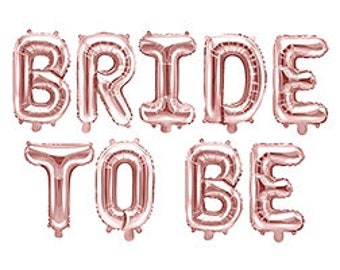 Rose Gold Bride to Be Hen Party Balloon Bunting, Hen Party Backdrop, Hen Party Decorations - Team Bride