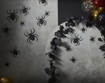 Halloween Black Spider Wall Decorations, Halloween Party Decorations, Spider Decorations, Halloween Spider Wall Decorations, Spider Backdrop