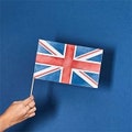 6 Union Jack Flags, Coronation Party Flags, Union Jack Party Decorations,