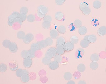 Iridescent Circle Confetti, Wedding Confetti, Birthday Confetti, Engagement Party Confetti, Anniversary Party Table Confetti, Party Confetti