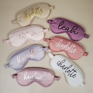 Custom Sleep Mask, Bride to Be Gift, Future Mrs Gift, Birthday Gift Sleep Mask, Bridal Shower Party Favors, Bachelorette Party Favors, image 4