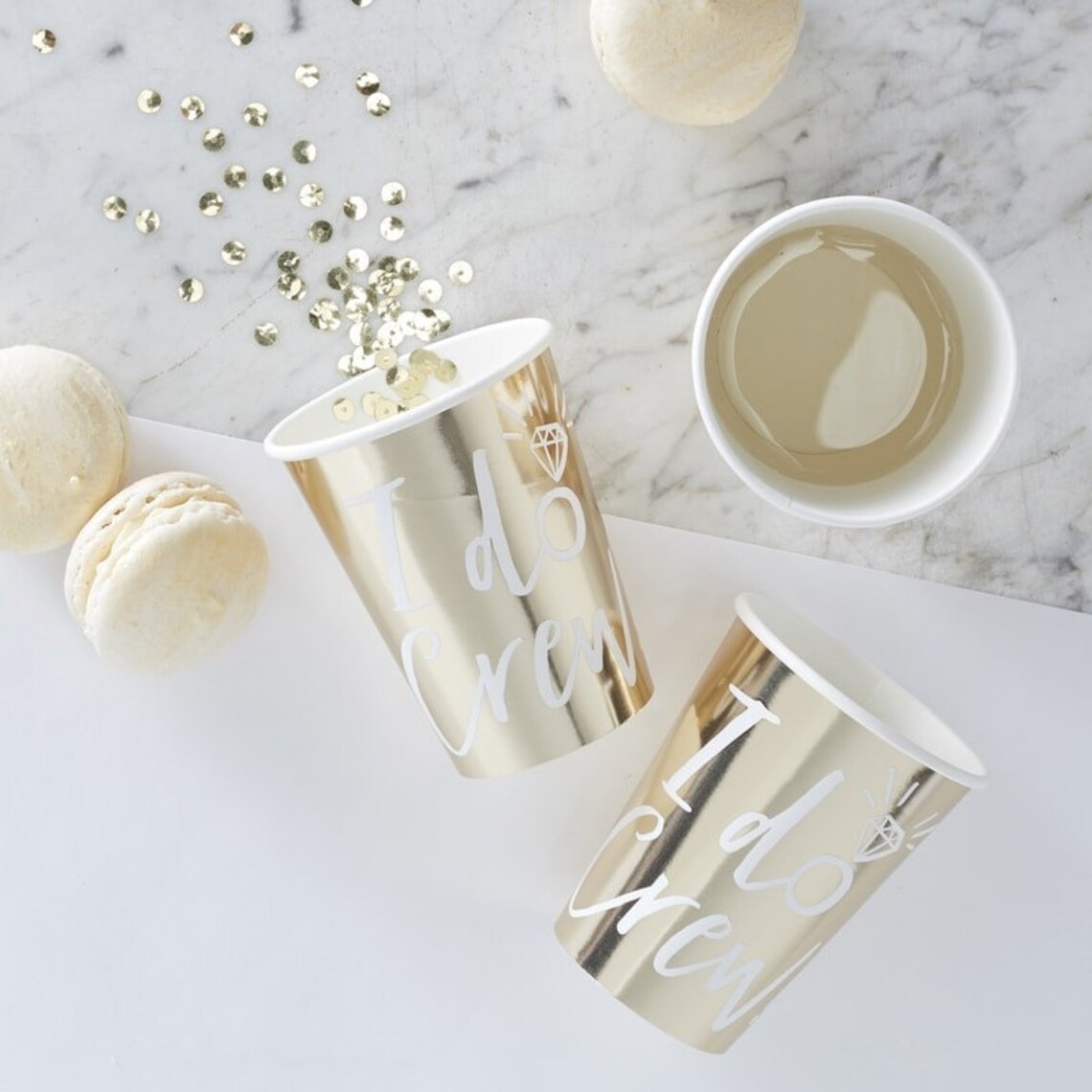 Bridesmaid Sash White & Gold Bridesmaid Sashes 2 Pk I Do Etsy