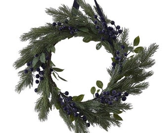 Sloe Berry Christmas Wreath, Rustic Christmas Decorations, Festive Decorations, Christmas Wreath, Mantelpiece and Fireplace Decorations