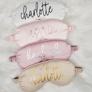 Custom Sleep Mask, Bride to Be Gift, Future Mrs Gift, Birthday Gift Sleep Mask, Bridal Shower Party Favors, Bachelorette Party Favors,