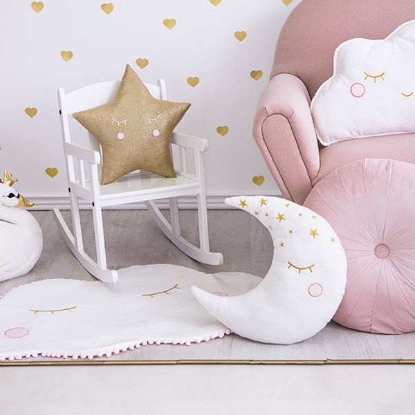 Cuscino nuvola da 23,5 pollici, regali per baby shower, regali di compleanno, decorazioni per la casa, decorazioni per feste, decorazioni per feste di compleanno per ragazze