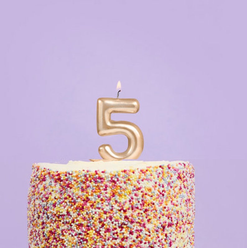 Age Candles Gold First Birthday Candles Birthday Cake Candle Number 1 Gold Candle Gold Birthday Party Decorations