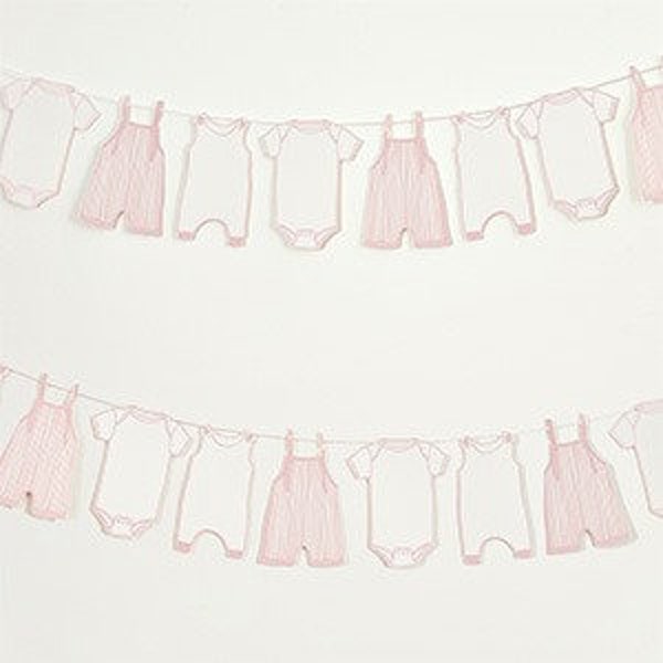 Roze Baby Shower Bunting, Baby Shower Bunting Decoraties, New Baby Party, Girl Boy Baby Shower Decor, Nieuwe collectie