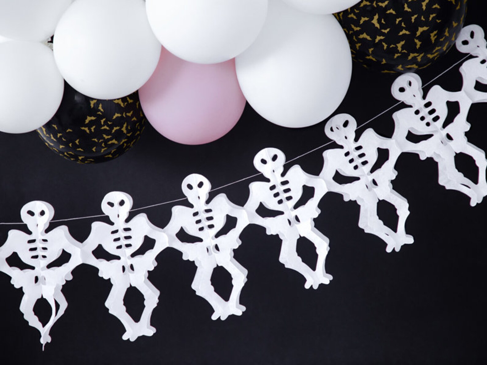 Halloween Skeleton Garland Skeleton Banner Halloween Party Etsy