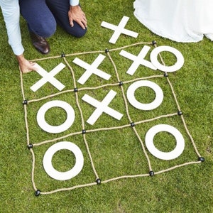 Noughts and Crosses Wedding Game, Garden Games, Party Games, Wedding Games,