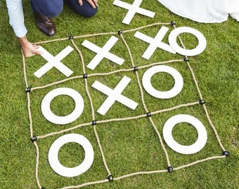 Noughts and Crosses Wedding Game, Garden Games, Party Games, Wedding Games,