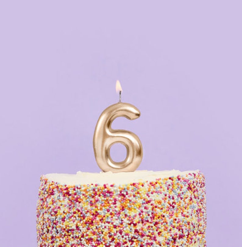 Number 1 Gold Candle Gold First Birthday Candles Birthday Etsy UK