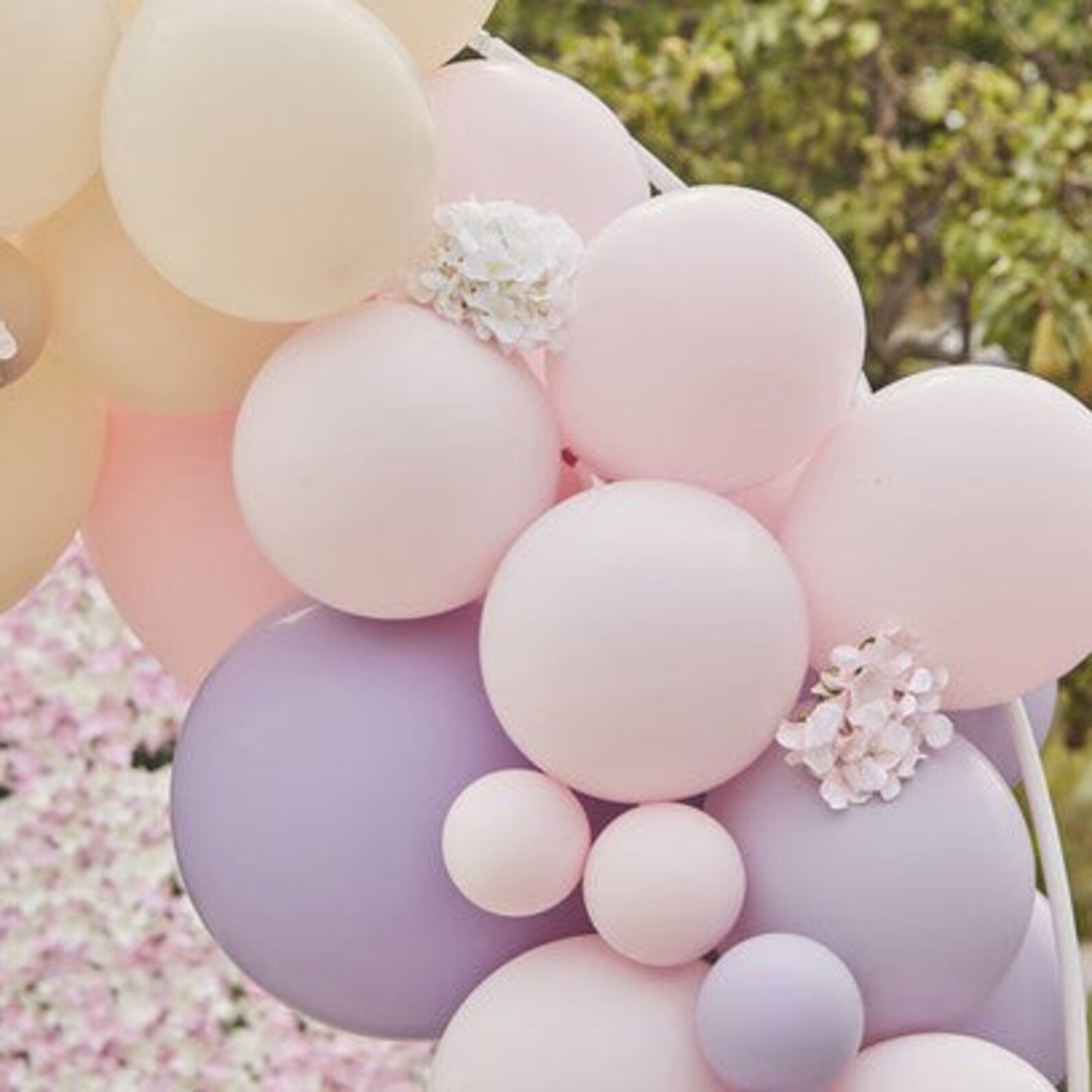 Pastel Balloon Garland Birthday Party Decorations Lilac Etsy UK