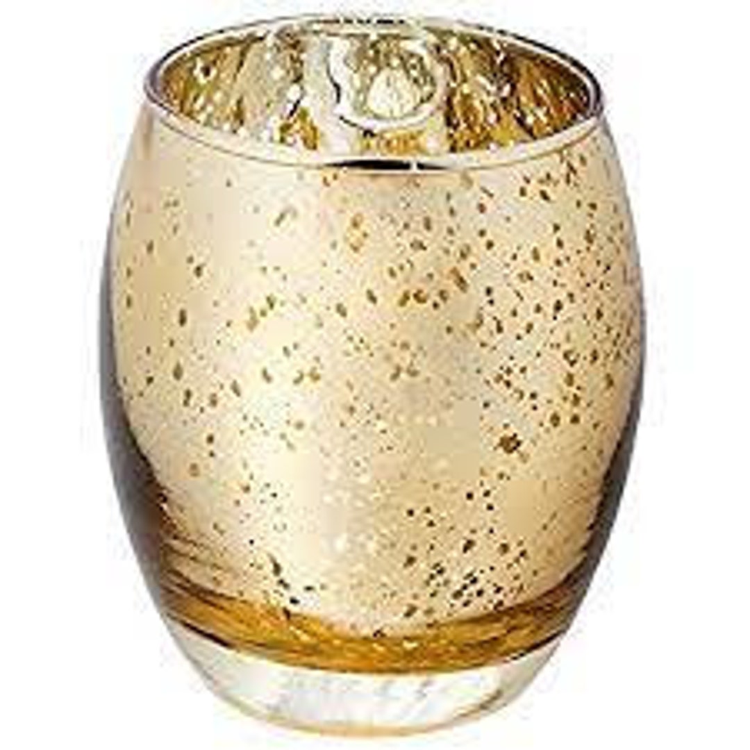 Gold Glass Tea Light Holder Large Rustic Wedding Decorations Etsy UK