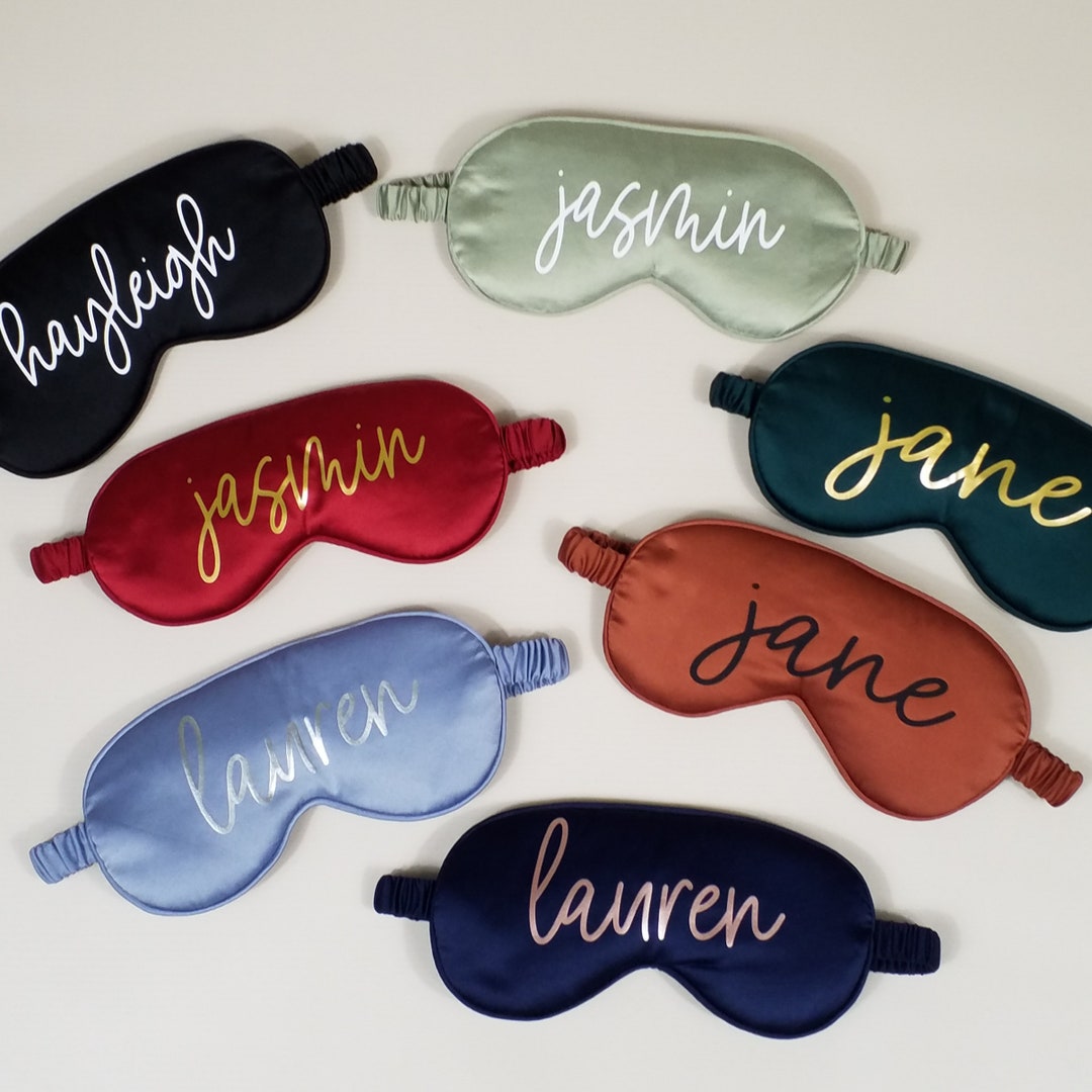 Personalised Sleep Mask, Mummy to Be Gift, Hen Party Sleep Mask, Bridal
