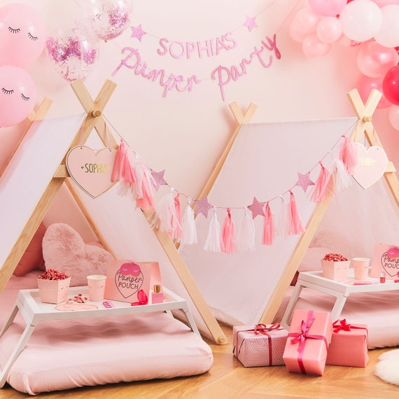 Girls Pamper Party Decorations, Girls Birthday Party, Spa Party