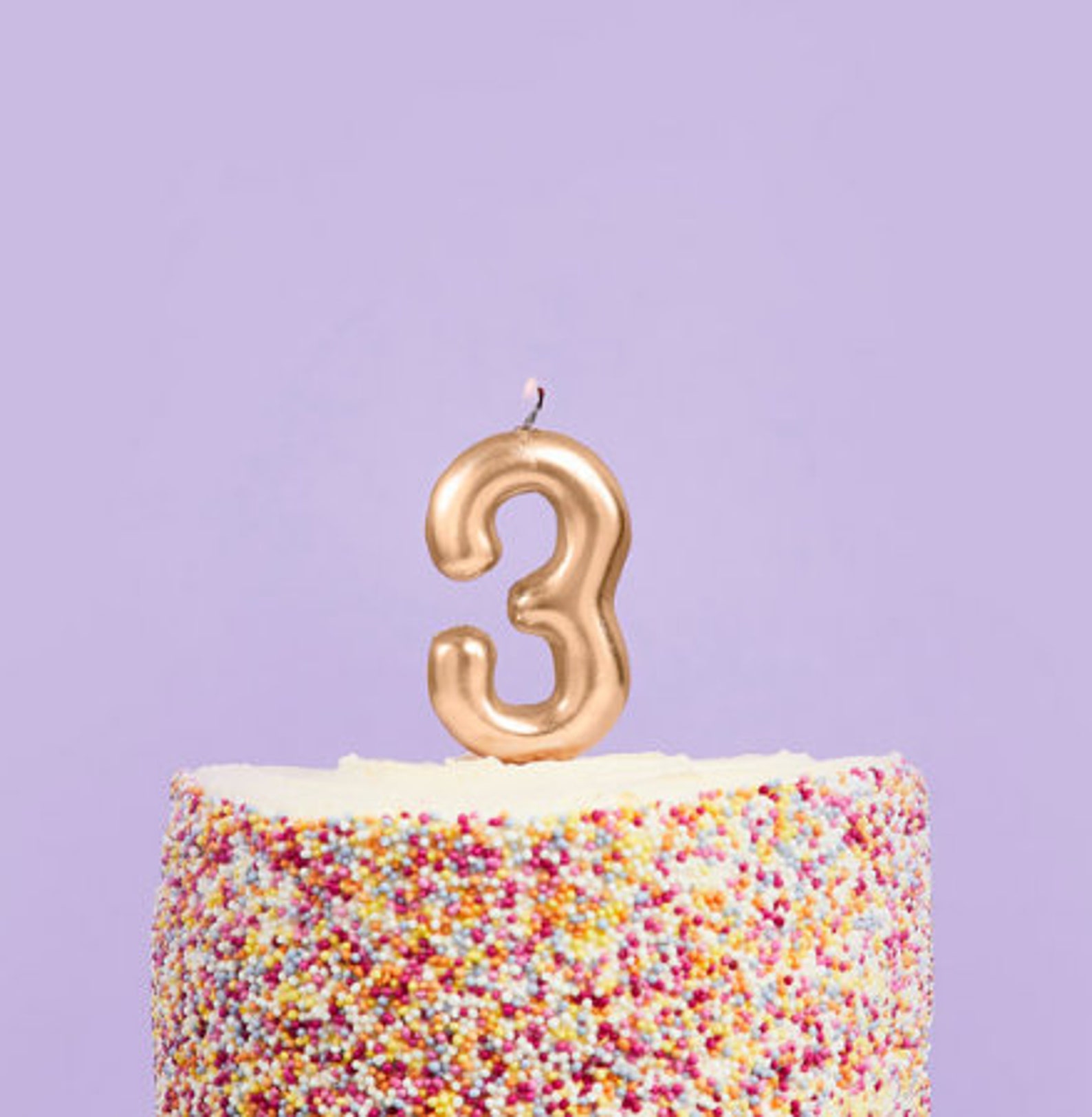 Number 1 Gold Candle Gold First Birthday Candles Birthday | Etsy