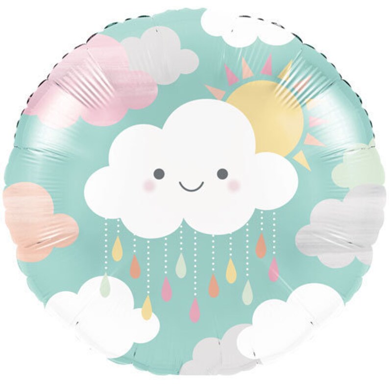 Cloud Sunshine Balloon 18 Inch Foil Baby Shower Balloons Boy Etsy Cloud Sunshine Balloon 18 Inch Foil Baby Shower Balloons Boy Etsy