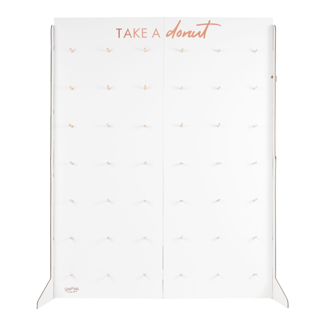 Large Rose Gold Donut Wall Birthday Party Decorations Etsy