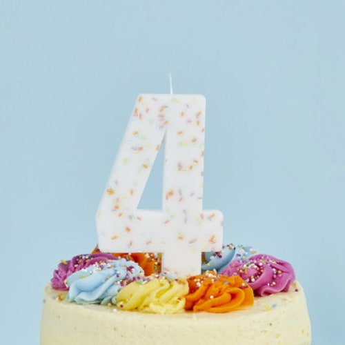 Rainbow birthday candle anniversary candle number candle keepsake candle custom candle Rainbow birthday candle anniversary candle number candle keepsake candle custom candle